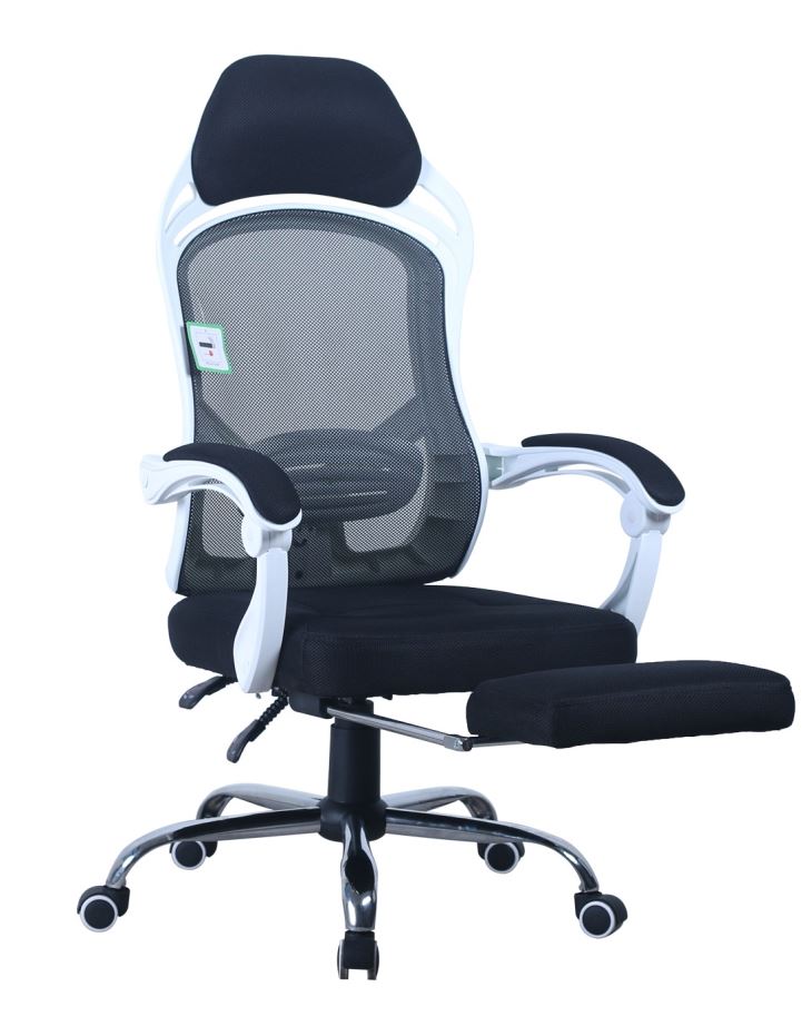 GUYOU Hot Selling Mesh Swivel Racing Office Chair With Footrest