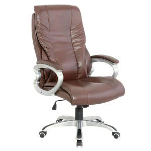 Y-2754 Kursi Kantor Ergonomis Coklat Kopi Punggung Tinggi Grosir